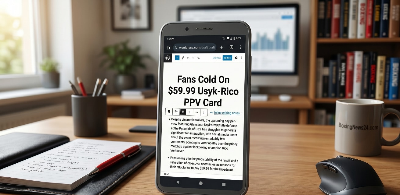 Fans Cold On $59.99 Usyk-Rico PPV Card